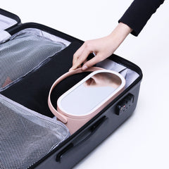 Makeup Organizer Box with LED Mirror