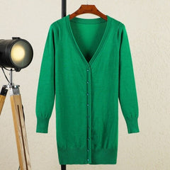 V-Neck Women's Cardigan