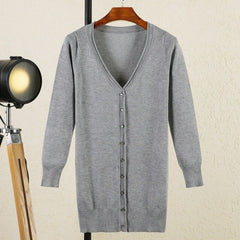 V-Neck Women's Cardigan