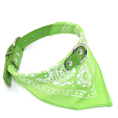 Small Pet Collar PU Adjustable Leather Scarf