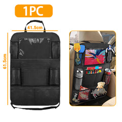 Car Backseat Organizer with Touch Screen Tablet Holder