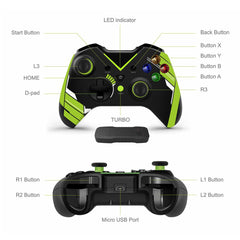 Wireless Dual Vibration Game Controller