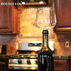 HOUSEEYOU Fun Attachable Glass for Wine and Spirits